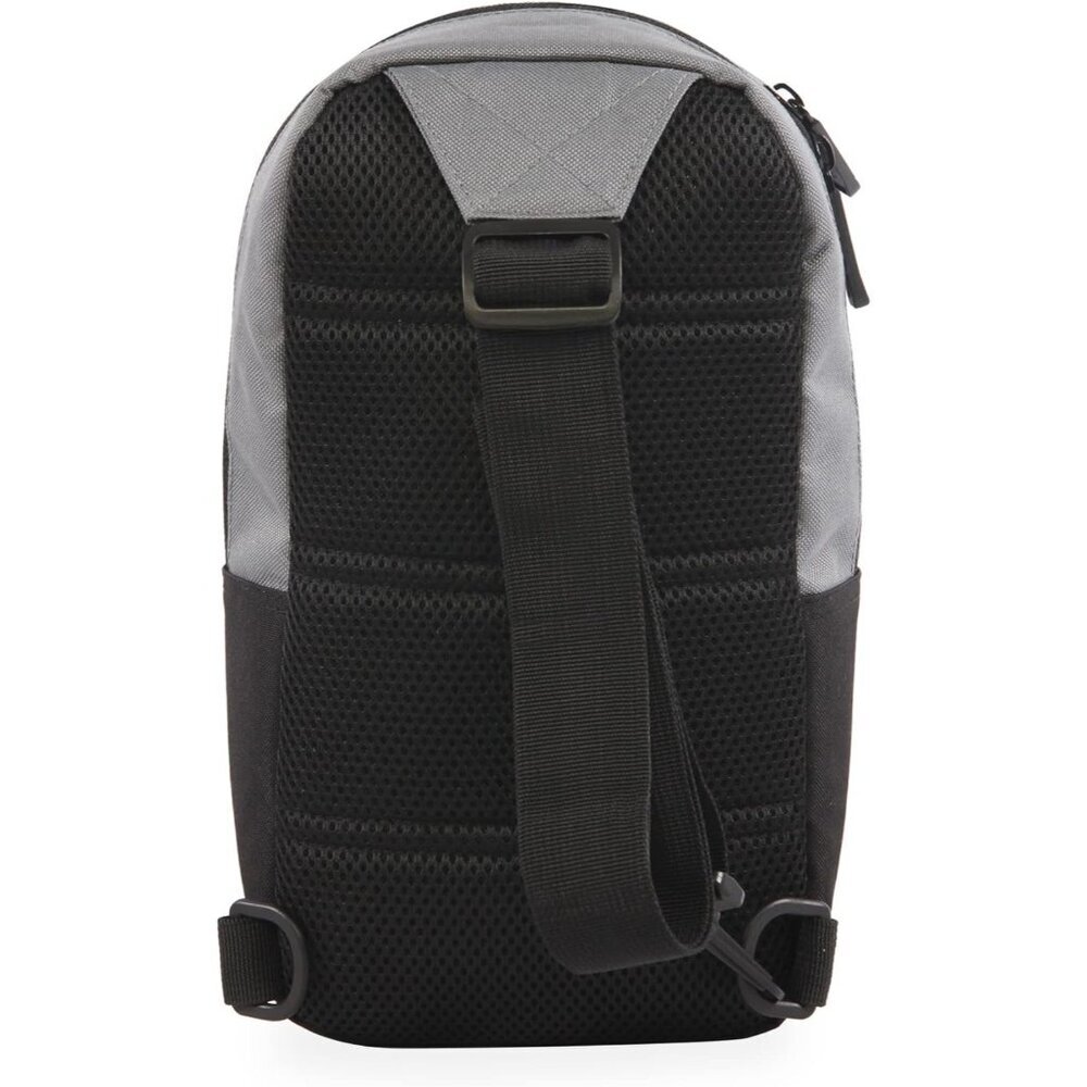 W0men's Blk/Grey/Orange Sling Adjustable shoulder bag  polyester material - Picture 4 of 6